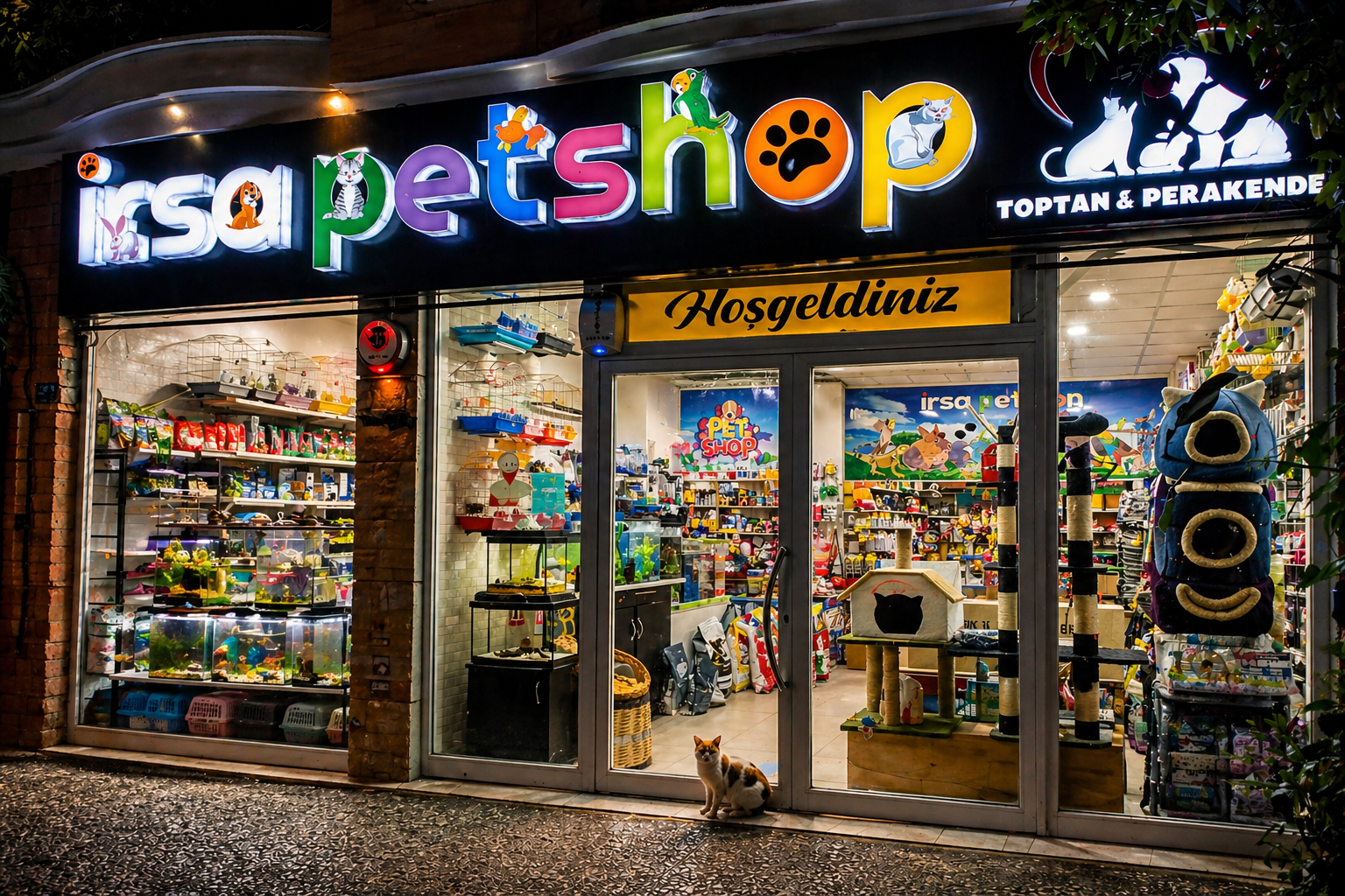 Petshop ürünleri ve evcil hayvan aksesuarları
